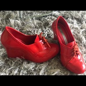 Melissa X Alexandre Herchcovitch red heels